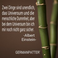 Zitate Spruche Sprueche Germanpatter Zitateundsprueche Universum Unendlich Dummheit Albert Einstein Infinito